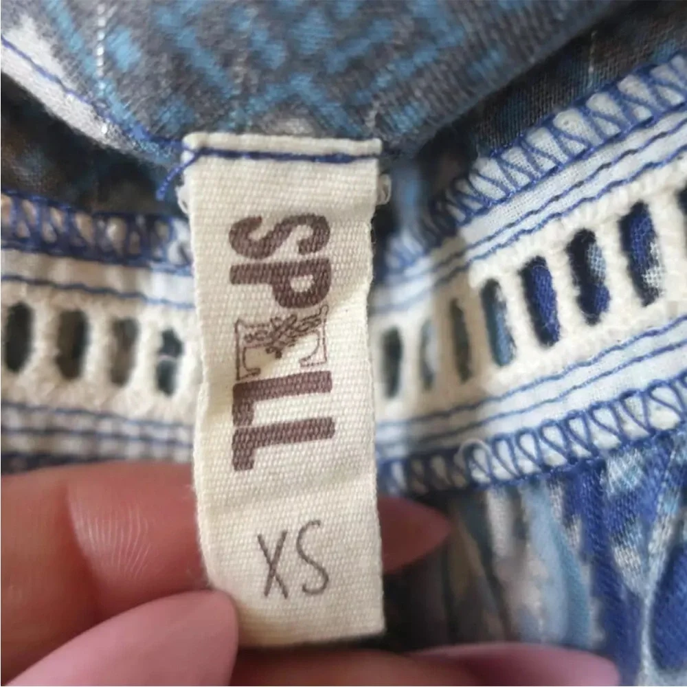 Spell & The Gypsy Oracle Maxi Dress Blue, gently worn, XS - Picture 3 of 4